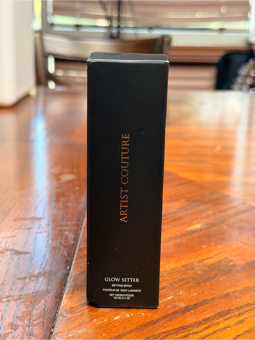 Artist Couture Glow Setter Setting Spray - Black and Gold Text